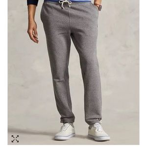 Polo Ralph Lauren Fleece Classic Fit Drawstring Pants in Charcoal Gray
